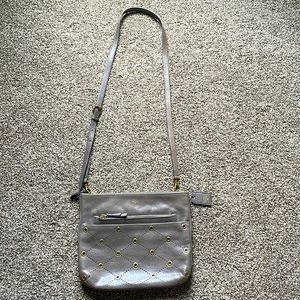 Fossil leather crossbody bag